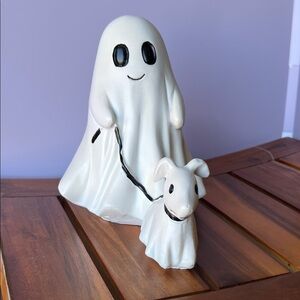 Ghost Figurine with Dog